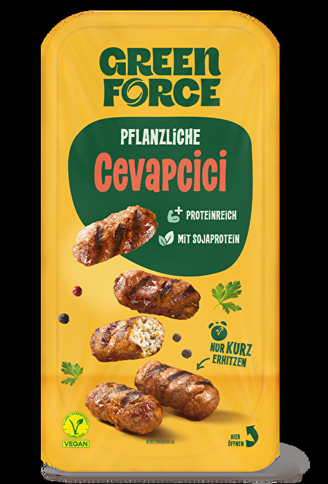 Egal wo, mit den Pflanzlichen Cevapcici von GREENFORCE kannst Du Dir den Geschmack Südosteuropas nach Hause oder zum nächsten Grillabend holen.