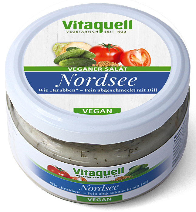 veganer Nordsee Salat von Vitaquell preiswert bei kokku im veganen Onlineshop kaufen! 