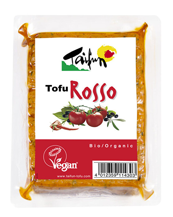 Der beliebte Tofu Rosso von Taifun überzeugt durch fruchtig-frischen Geschmack und ist daher ideal geeignet für die mediterrane Küche.