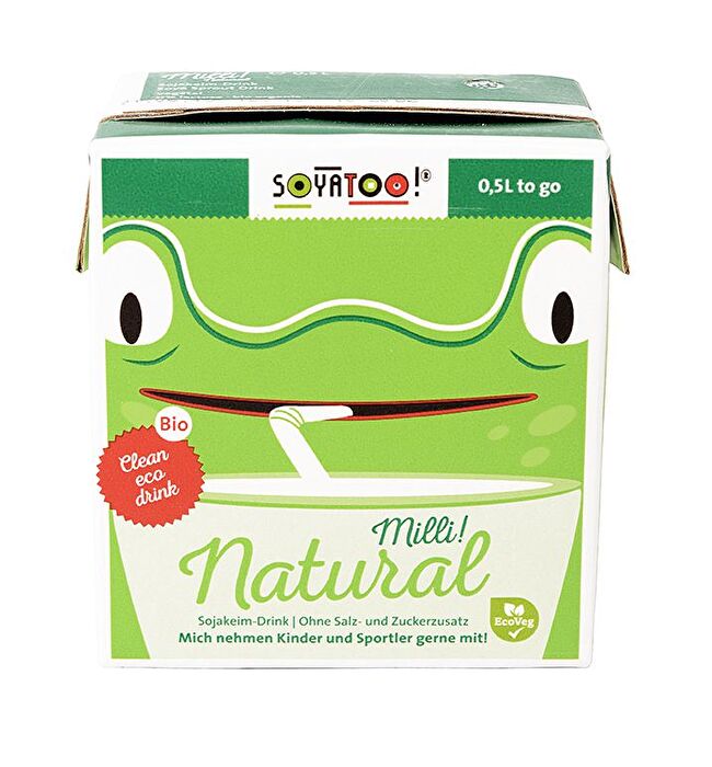 Milli! Natural Sojakeim Drink von Soyatoo günstig bei Kokku im Veganshop kaufen!