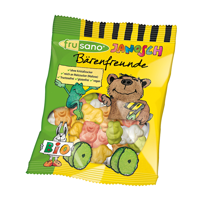Janosch Bärenfreunde - Fructosefreie Gummibären von frusano günstig bei Kokku im Veganshop kaufen!