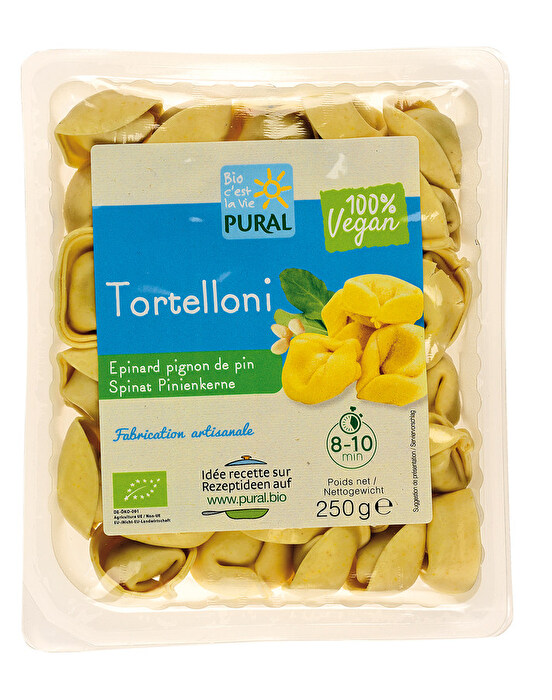 Tortelloni Spinat Pinienkerne von Pural günstig bei Kokku im Veganshop kaufen!