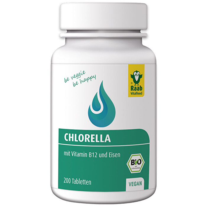 Chlorella Tabletten von Raab günstig bei Kokku im Veganshop kaufen!