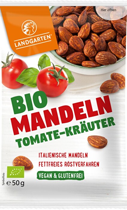 Mandeln Tomate Kräuter von Landgarten günstig bei Kokku im Veganshop kaufen!