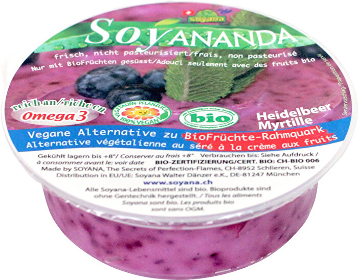 Soyananda Früchte-Rahmquark °Heidelbeer° von Soyana günstig bei Kokku im Veganshop kaufen!