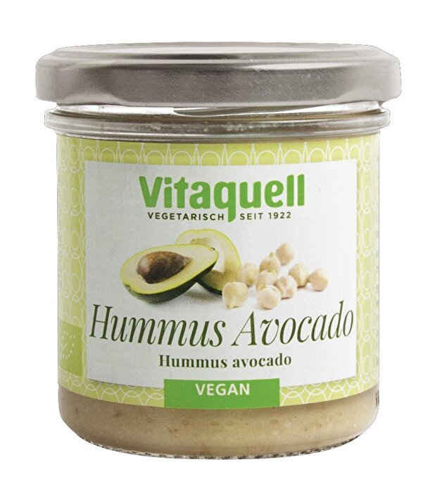 Hummus Avocado von Vitaquell günstig bei Kokku im Veganshop kaufen!