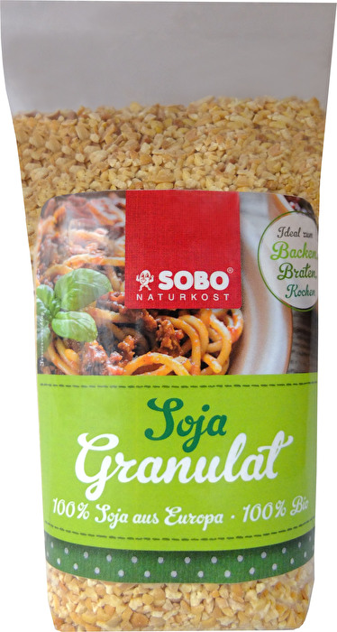 Soja Granulat von SOBO günstig bei kokku im veganen Onlineshop kaufen!