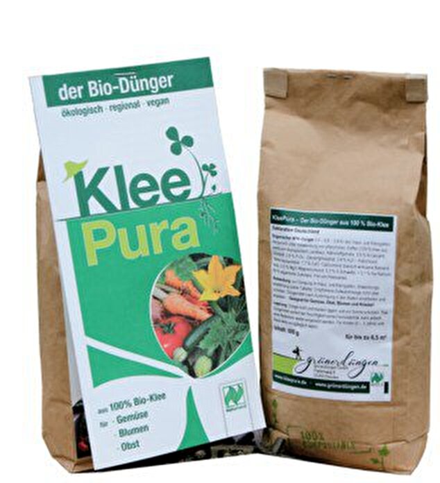 Den Bio-Dünger KleePura 750g aus 100% Bio-Klee jetzt bei kokku günstig kaufen!