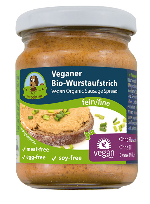 Veganer Wurstaufstrich °Fein° von Gut Wudelstein günstig bei Kokku im Veganshop kaufen!