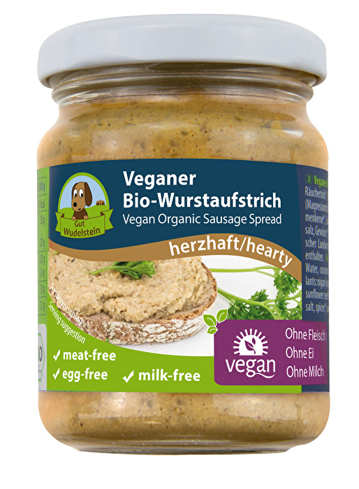 veganer Wurstaufstrich °Herzhaft° von Gut Wudelstein günstig bei Kokku im Veganshop kaufen!