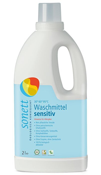 Flüssigwaschmittel Sensitiv von Sonett günstig bei Kokku im Veganshop kaufen!