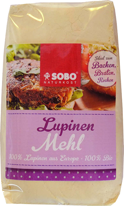 Lupinen Mehl vollfett von SOBO günstig bei Kokku im Veganshop kaufen!
