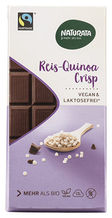 Reis Quinoa Crisp Schokolade von Naturata günstig bei Kokku im Veganshop kaufen!