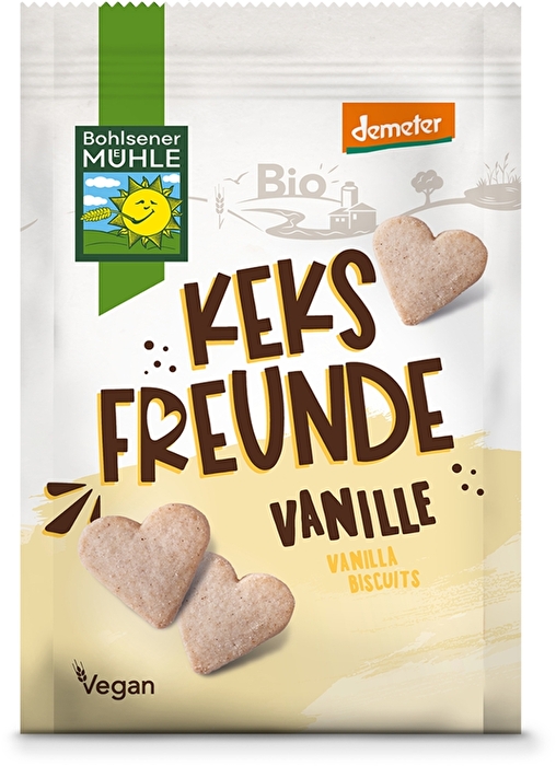 Mach's dir gemütlich! Mit den Keksfreunden Vanille von Bohlsener Mühle ist das ganz einfach.