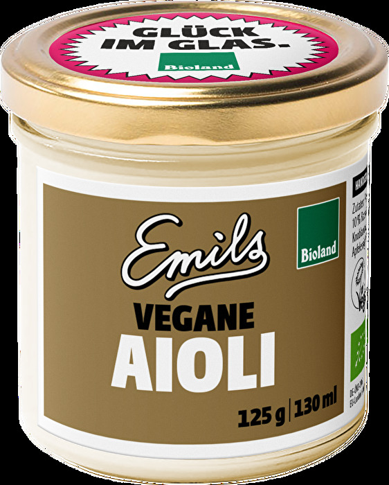 Die vegane Aioli von Emils Bio-Manufaktur ist herzhaft, aber leicht.