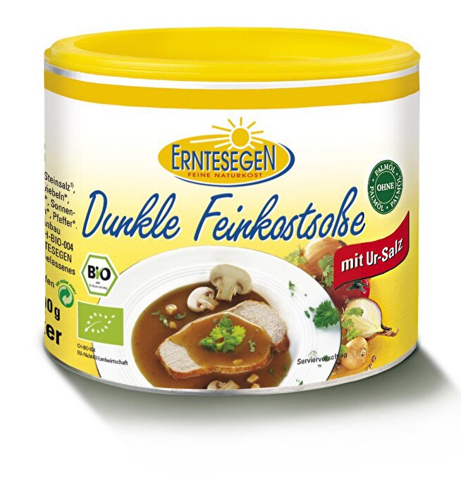 Dunkle Feinkostsoße für 2l von Erntesegen günstig bei Kokku im Veganshop kaufen!