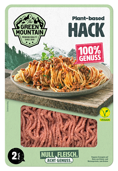 Das vegane Hack von Green Mountain eignet sich hervorragend für die Zubereitung von Bolognese oder jeglichen Gerichten, bei denen normalerweise Hackfleisch zum Zuge kommt.
