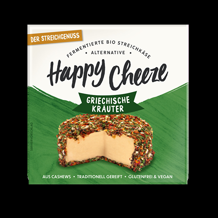 Der Gereifte Griechische Kräuter von Happy Cheeze bringt mit seinen griechischen Kräutern und Aromen auch gleich noch griechisches Lebensgefühl zu Dir.
