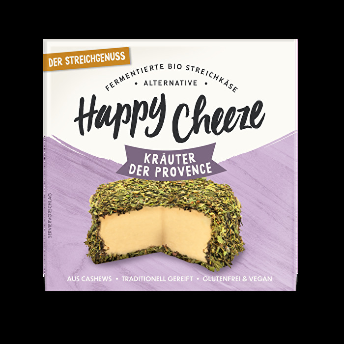 Mit diesem Gereiften von Happy Cheeze und seinem Mantel aus Kräutern der Provence kannst Du den zarten Duft und Geschmack dieses Erlebnisses zu Dir nachhause holen oder die Erinnerungen durch die köstlichen Aromen wieder aufleben lassen.