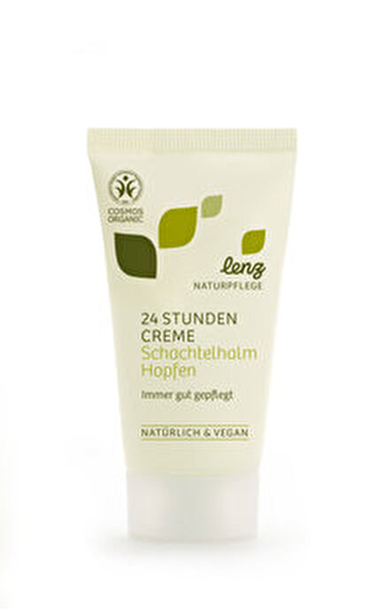 24 Stunden Creme Hopfen Schachtelhalm von Lenz Naturpflege günstig bei Kokku im Veganshop kaufen!