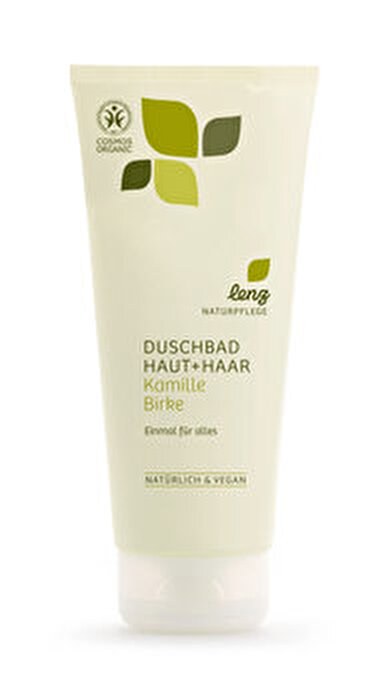 Duschbad Haut & Haar Kamille Birke von Lenz Naturpflege günstig bei Kokku im Veganshop kaufen!
