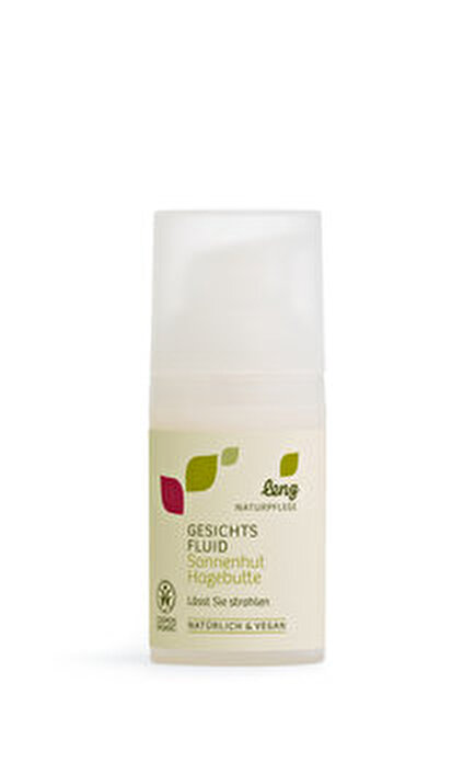 Gesichtsfluid Sonnenhut Hagebutte von Lenz Naturpflege günstig bei Kokku im Veganshop kaufen!