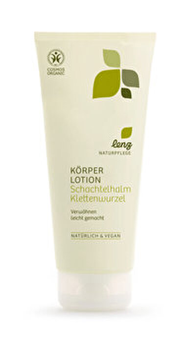 Körperlotion Klettenwurzel Schachtelhalm von Lenz Naturpflege günstig bei Kokku im Veganshop kaufen!