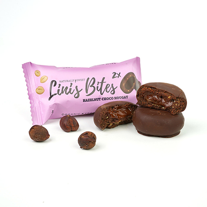 Hazelnut Choco Nougat Pralinis von Lini's Bites günstig im Veganshop bei kokku-online.de bestellen.