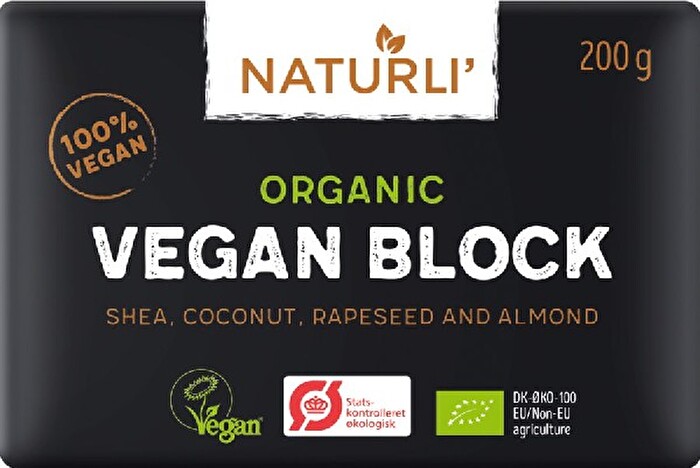 Der Streichfett Block von Naturli ist wunderbar streichfähig, auch wenn Du ihn direkt aus dem Kühlschrank holst.