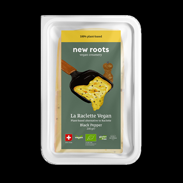 La Raclette Black Pepper von New Roots ist in Würzigkeit wohl kaum zu übertreffen.