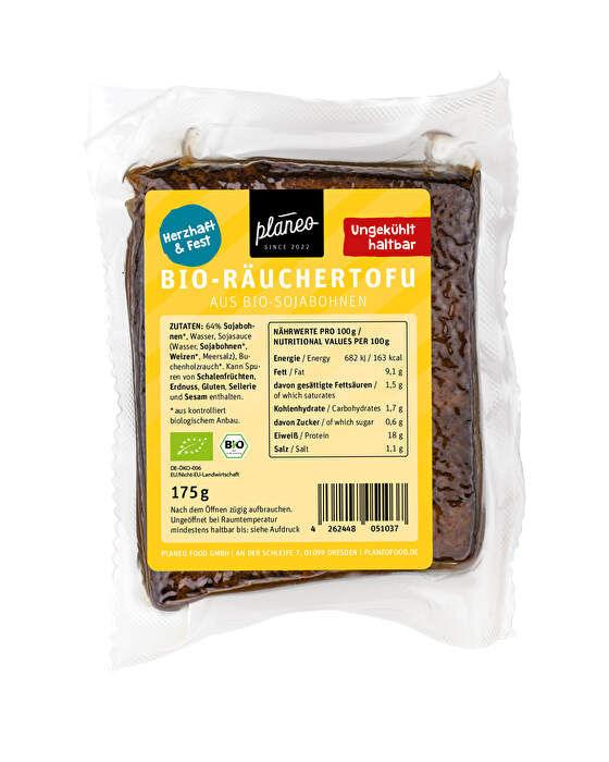 Der BIO Räuchertofu ungekühlt von planeo günstig bei kokku im Veganshop bestellen.