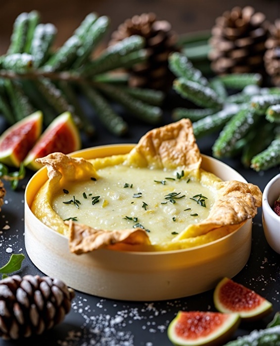 Cremiger Ofenschmelz Kräuter mit Feigen-Senf-Sauce von planeo ist nicht nur an kalten Tagen ein echtes Highlight!