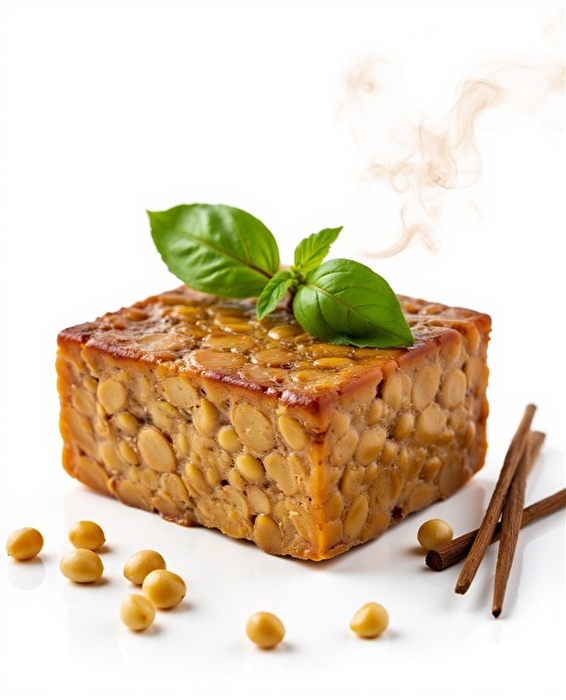 Tempeh geräuchert von planeo – Kräftig im Aroma, reich an Nährstoffen. Durch die milde Räucherung bekommt dieser Tempeh eine besonders herzhafte, leicht rauchige Note, die seinen nussigen Grundgeschmack perfekt ergänzt.