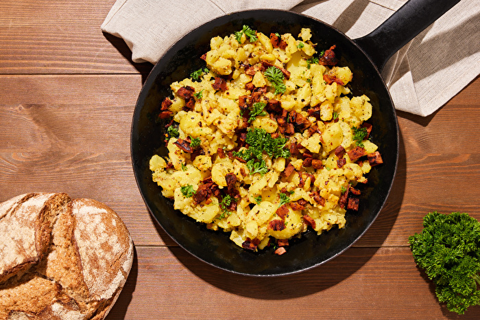Ein Leckerli für alle Freunde des deftigen Geschmacks: der Vegane Bacon von planeo!