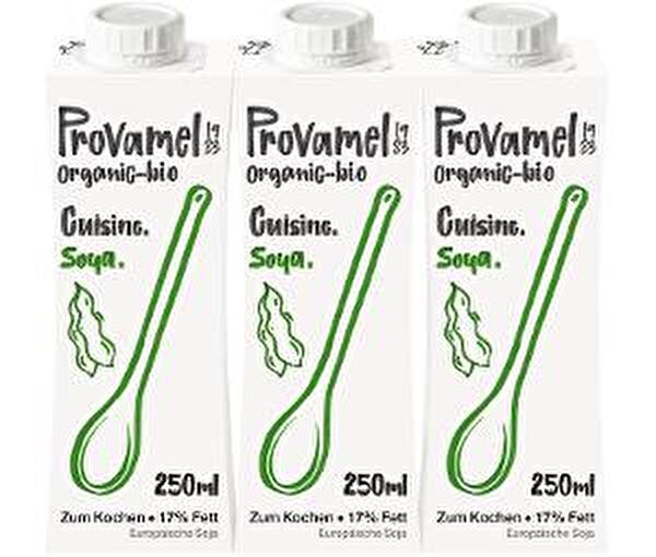 Die Soja Cuisine von Provamel ist eine biologische, rein pflanzliche Alternative!