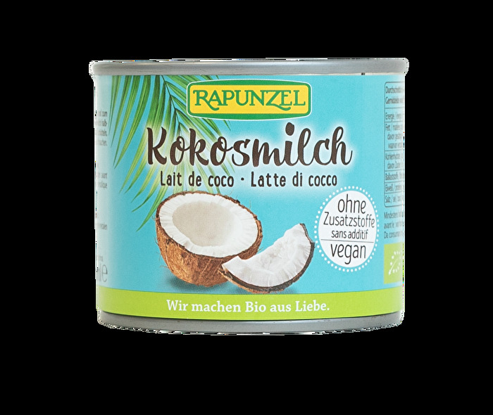 Die Kokosmilch MINI von Rapunzel verfeinert mit ihrem frischen Kokosnussgeschmack alle deine Gerichte der asiatischen Küche.