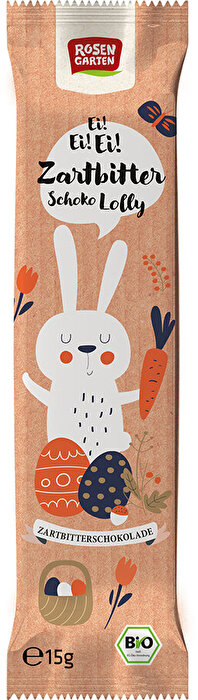 Veganer Schoko Lolly Osterhase von Rosengarten bei kokku im Onlineshop kaufen!