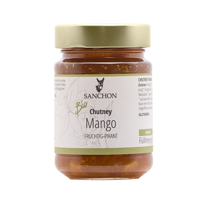 Ein besonders fruchtiges und aromatisches Mango Chutney von Sanchon.