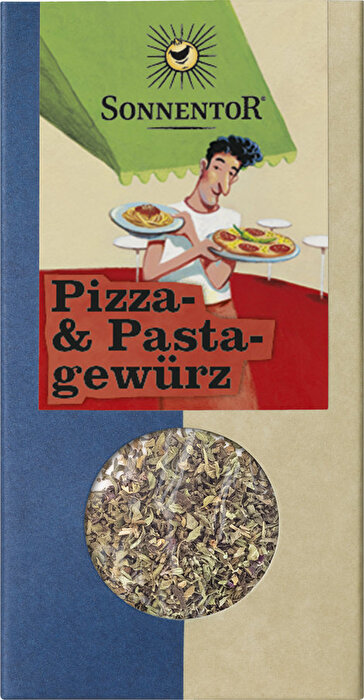 Die Pizza- und Pastagewürz Tüte von Sonnentor wird garantiert zu Deiner geheimen Wunderwaffe bei allen Pizza- und Pastakreationen.