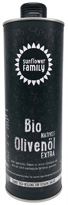 Mit dem Bio Olivenöl von der SunflowerFamily kannst du ab jetzt alle deine Salate upgraden.
