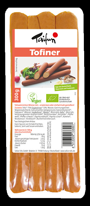 Der Klassiker im veganen Gewand - die Tofiner von Taifun.