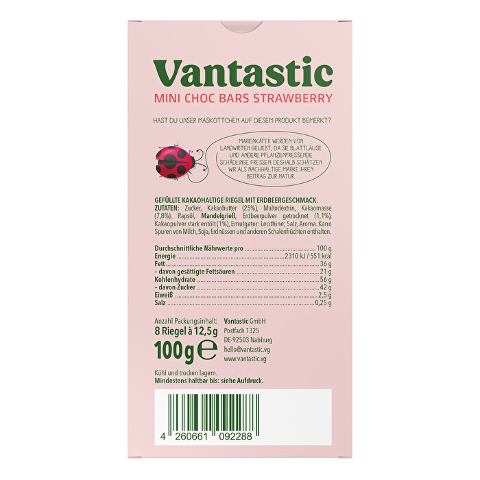 Mini Choc Bars Strawberry von Vantastic Foods günstig bei kokku-online.de kaufen.