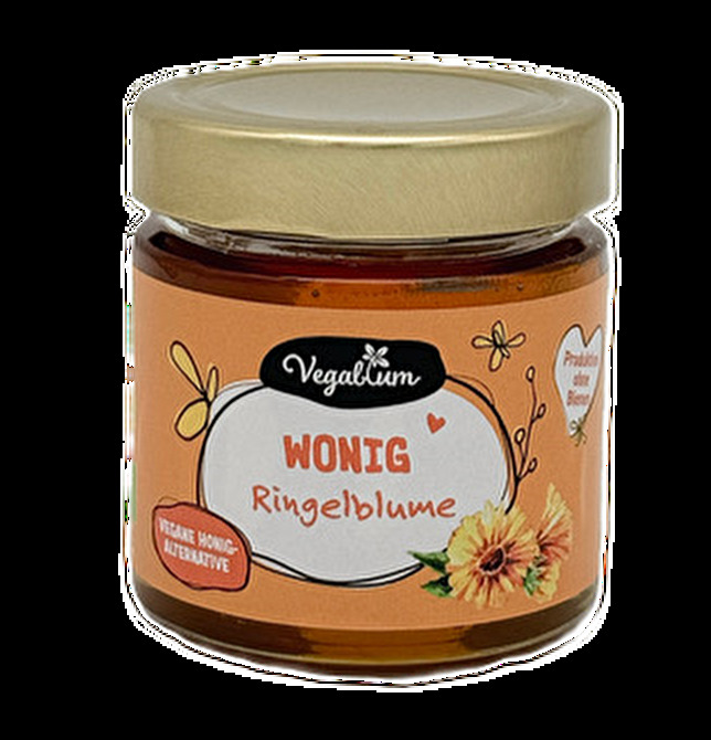 Wer eine richtig gute, vegane Alternative zu Blütenhonig sucht, wird den Ringelblumen Wonig von Vegablum lieben!
