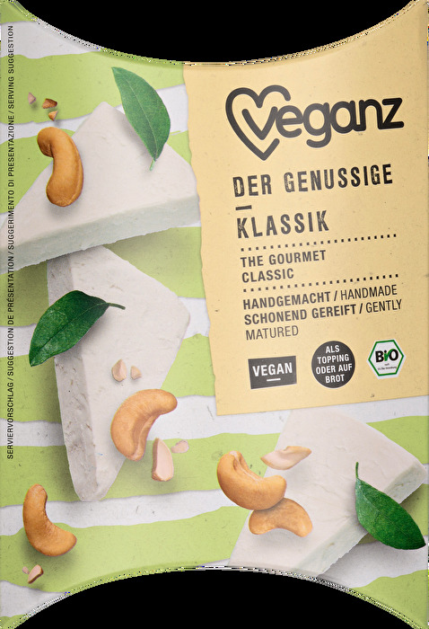 Der Genussige Klassik von Veganz kommt mit seinen wenigen Zutaten echt bescheiden daher, aber weiß geschmacklich absolut zu überzeugen.