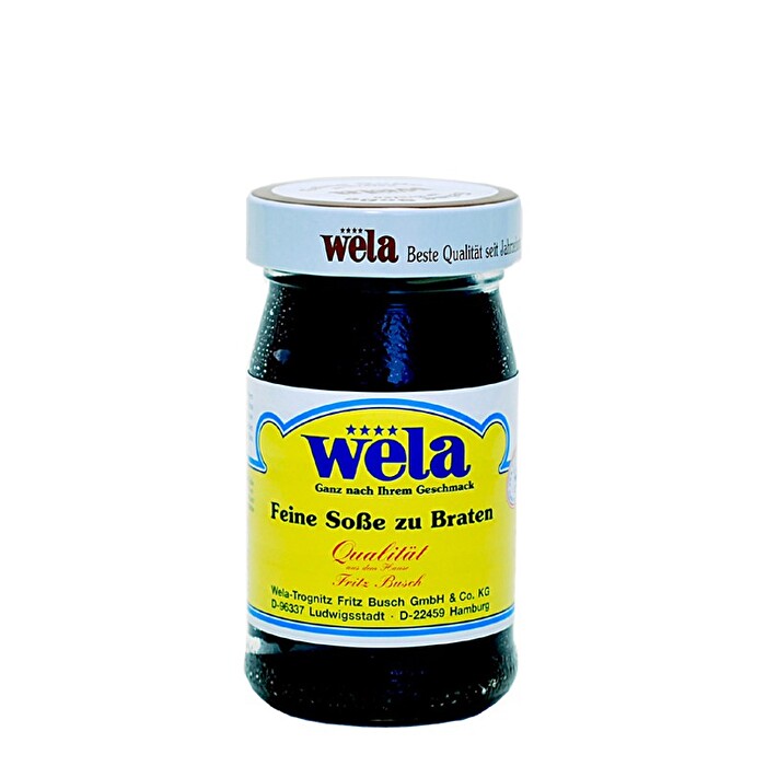 Die Feine Soße zu Braten von Wela ist der ideale und universelle Küchenhelfer - Feine Soße zu Braten - gibt den Soßen geschmacklich und farblich den gewissen Pfiff!