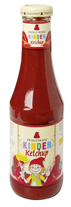 Der Kinder Ketchup mit Apfelsüße von Zwergenwiese ist durch seine extra für Kinder angepasste Rezeptur angenehm mild und nicht so süß.