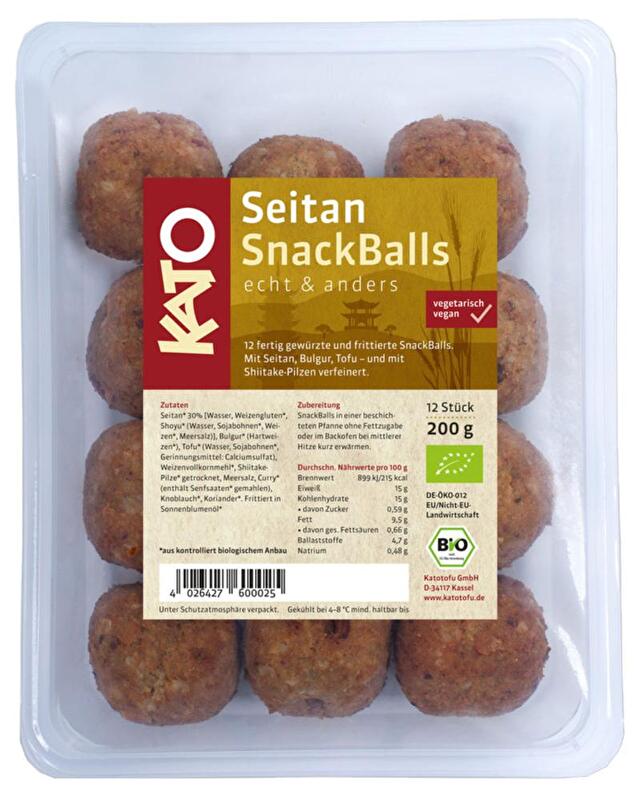 Kato SnackBalls Seitan kaufen kokku Dein veganer