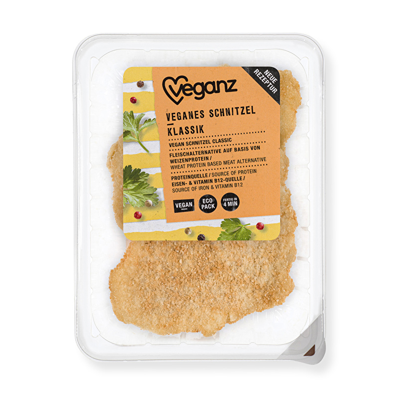 Veganz - Veganes Schnitzel Klassik | kokku - Dein veganer Onlineshop