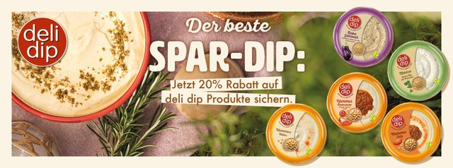 20% auf deli dip bei kokku-online.de