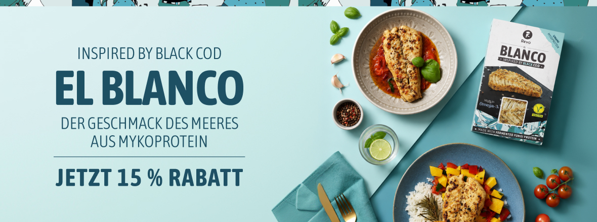 15% Rabatt auf EL BLANCO von Revo Foods bei kokku-online.de